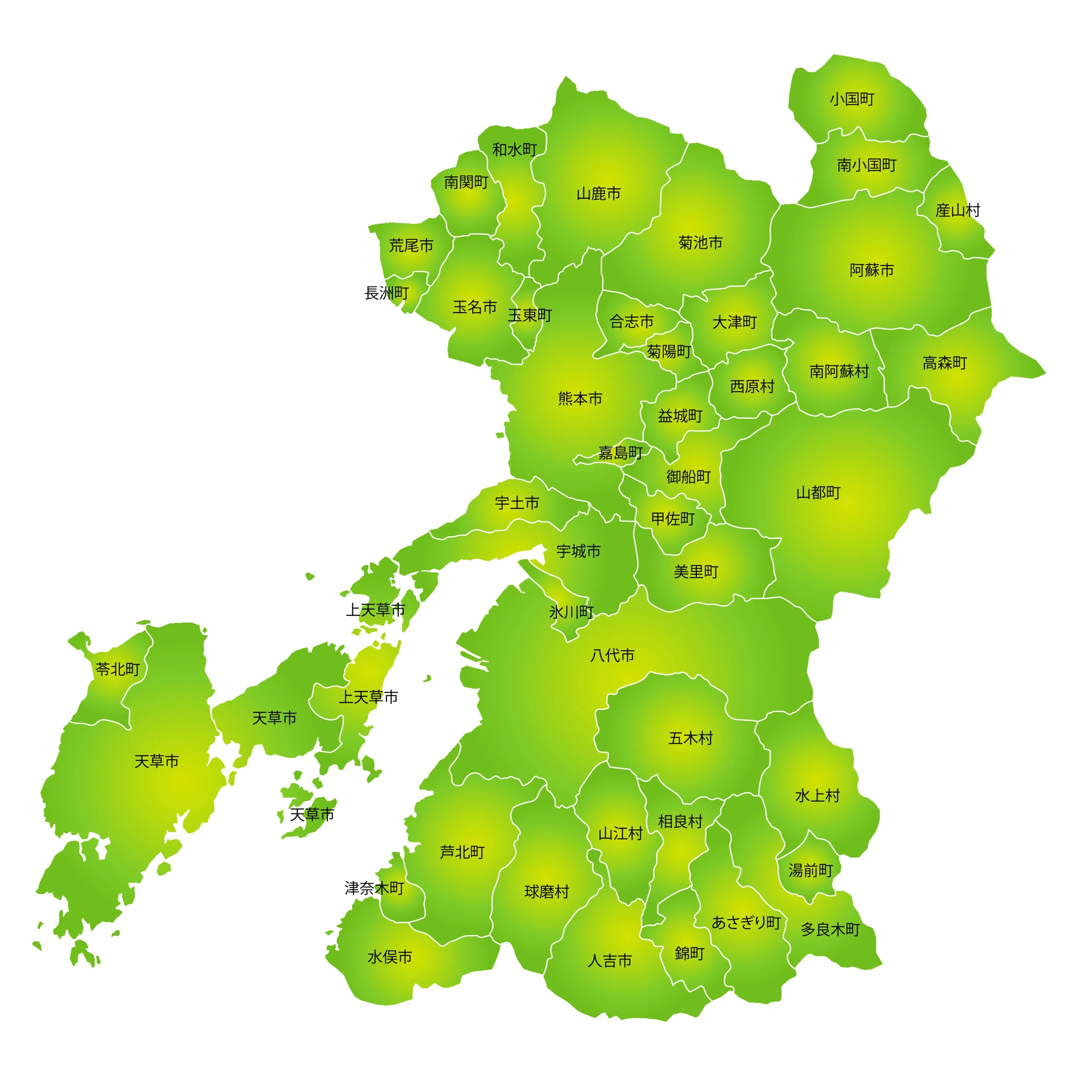 熊本県内の盗聴・盗撮対応地域