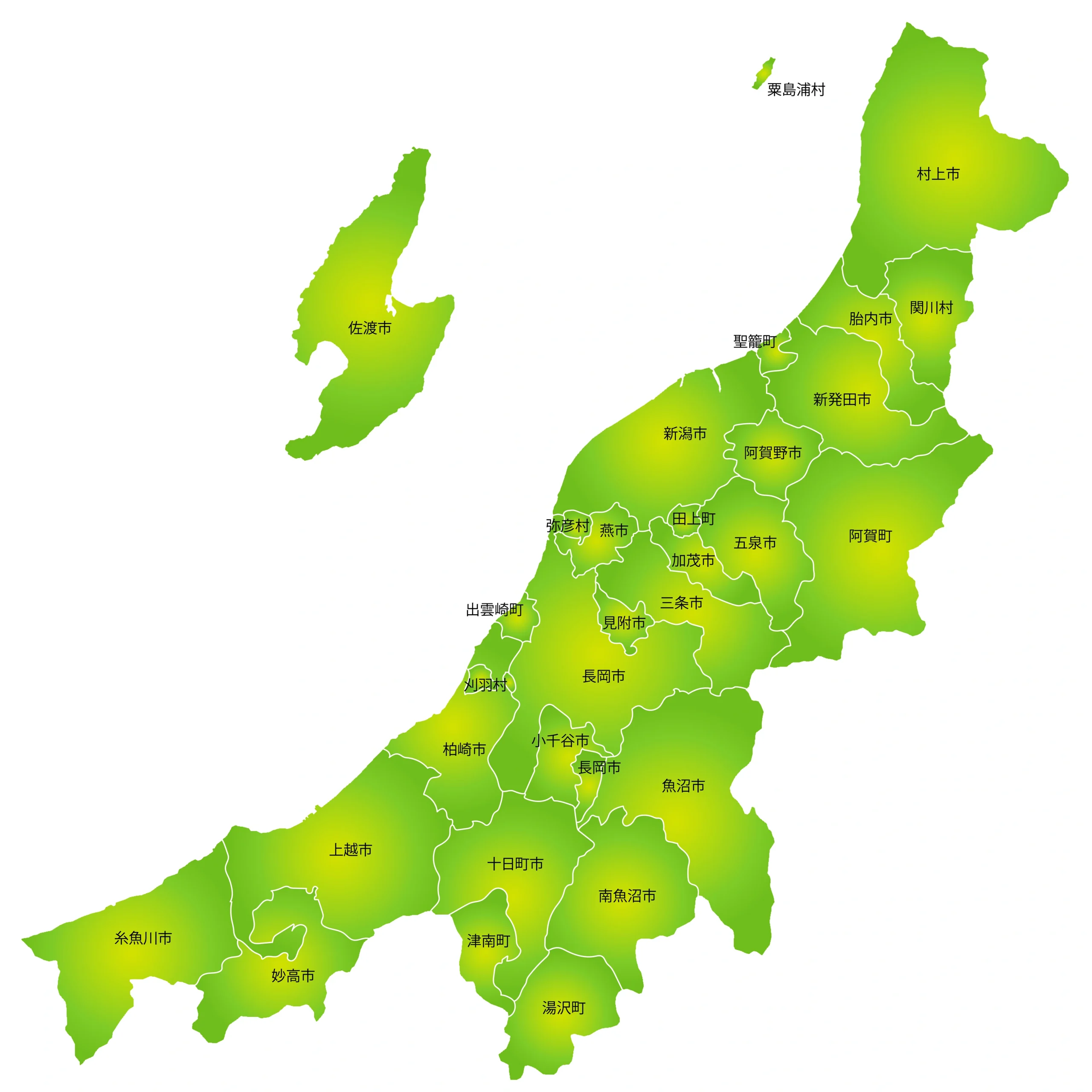 新潟県内の盗聴・盗撮対応地域